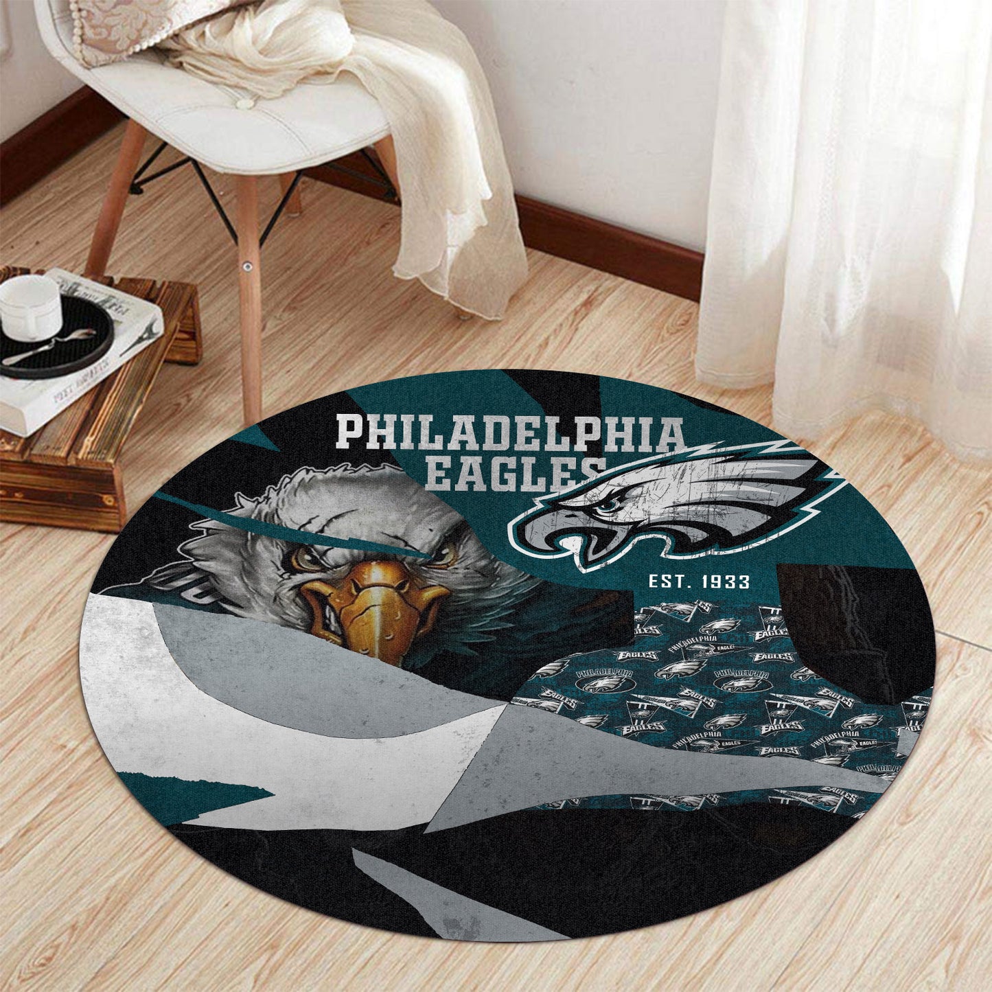 Philadelphia Eagles Round Rug 193
