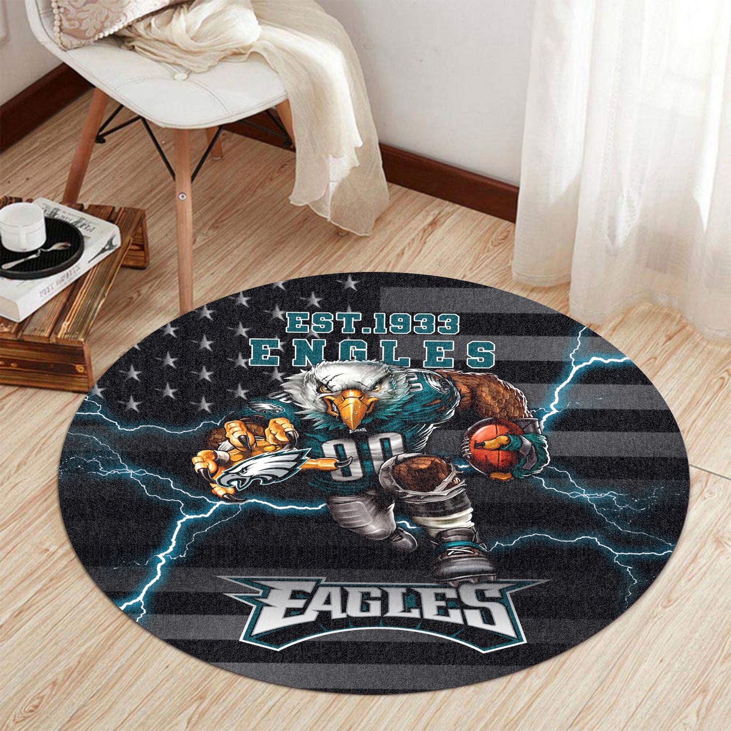 Philadelphia Eagles Round Rug 194