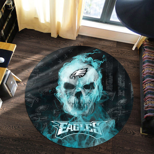Philadelphia Eagles Round Rug 201
