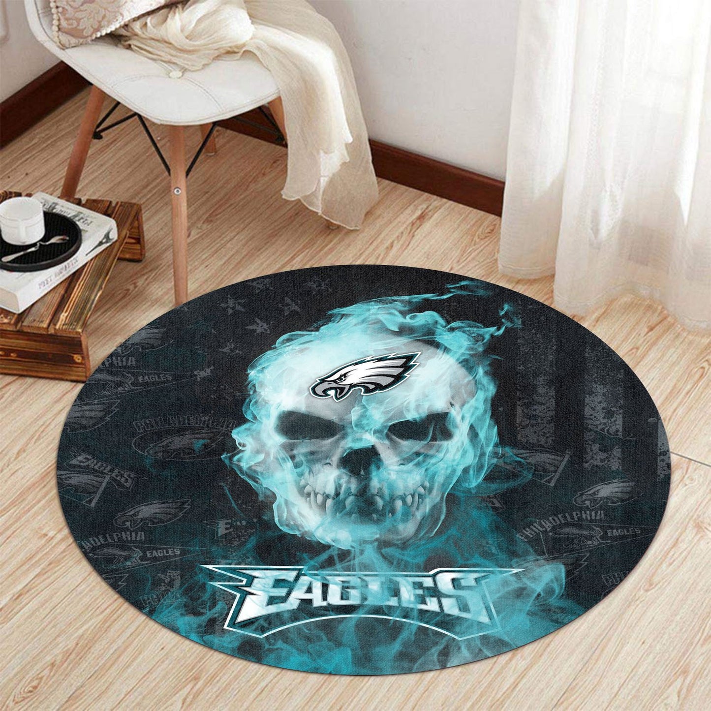 Philadelphia Eagles Round Rug 201
