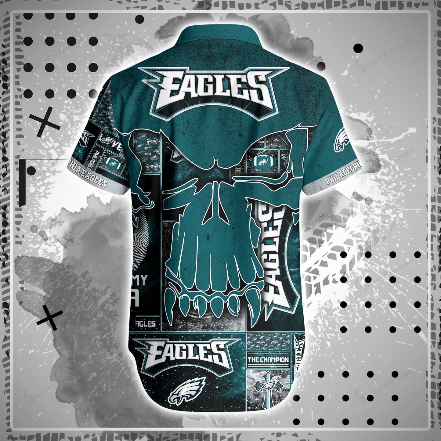 Philadelphia Eagles Shirt and Shorts BG89