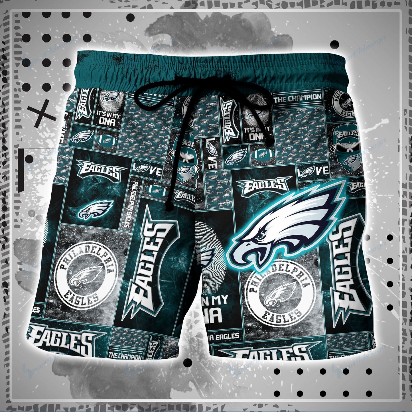 Philadelphia Eagles Shirt and Shorts BG89