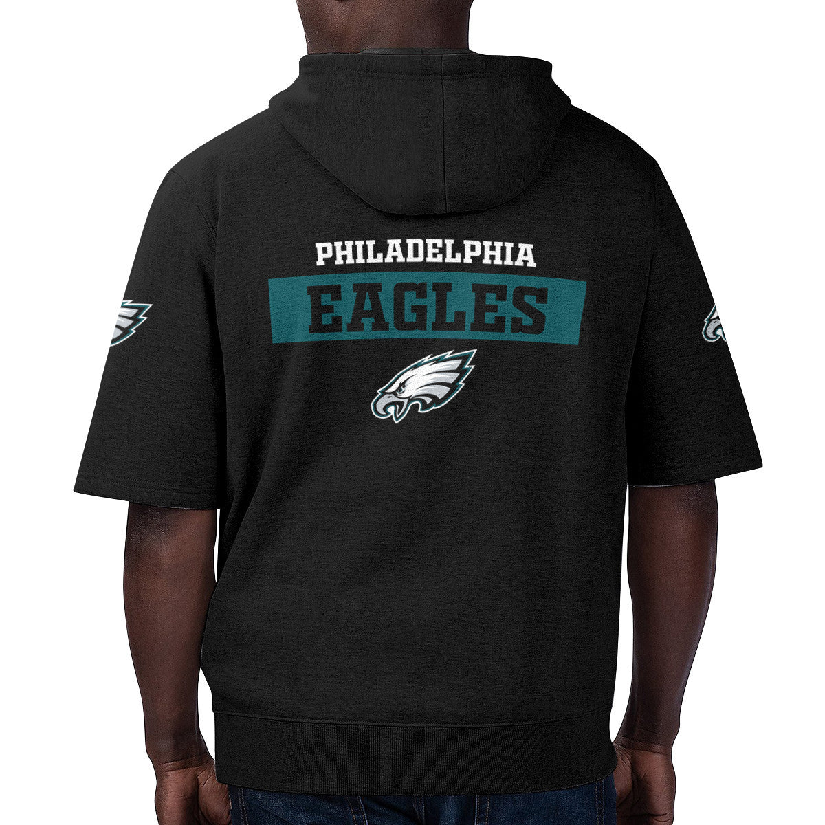 Philadelphia Eagles Short Sleeve Hoodie BG10