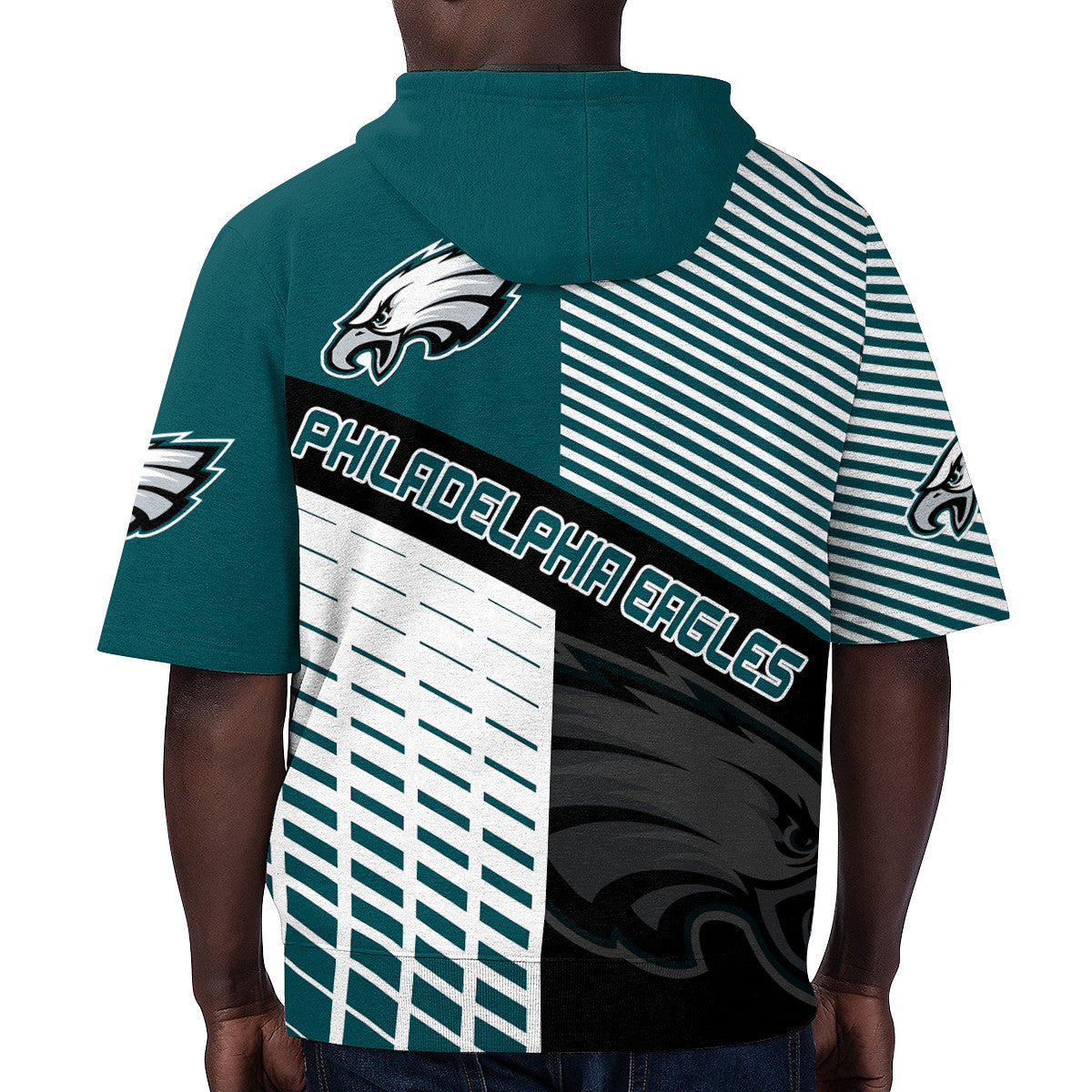 Philadelphia Eagles Short Sleeve Hoodie BG78
