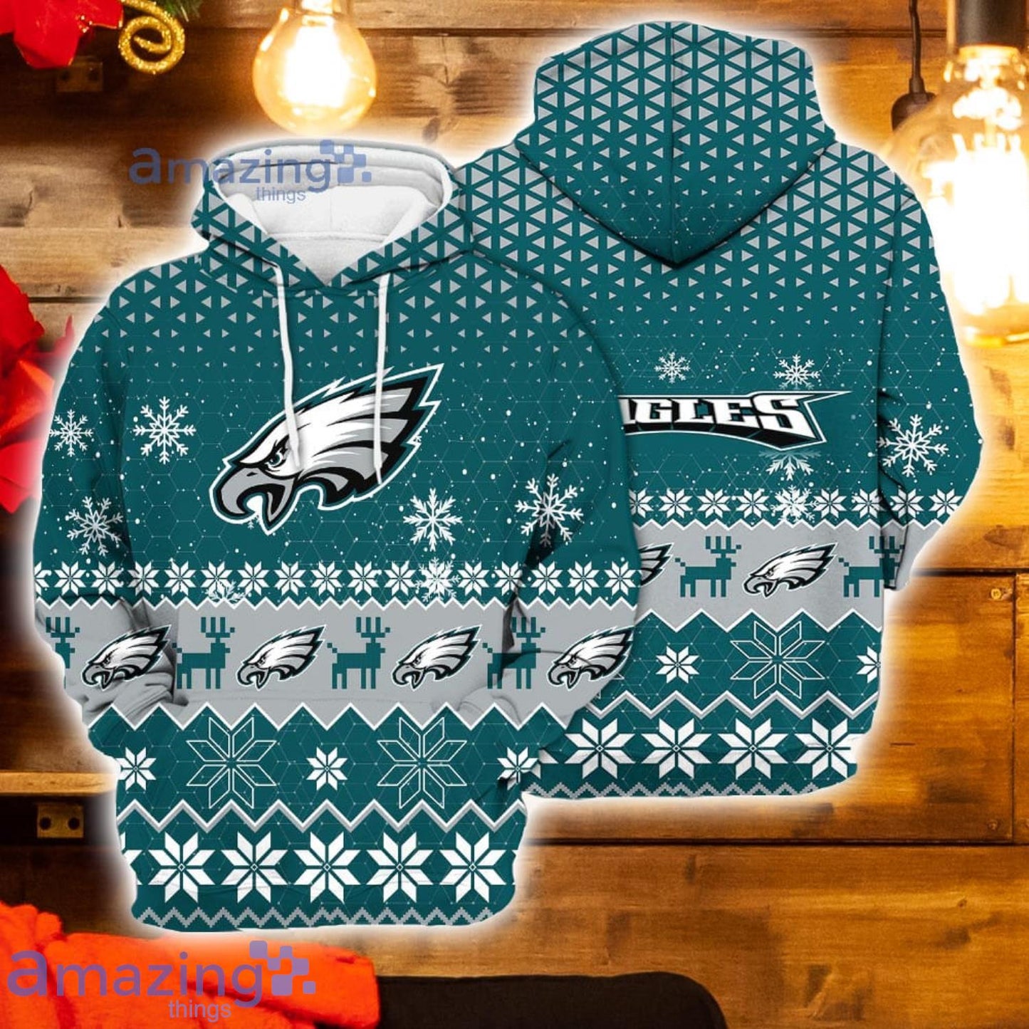 Philadelphia Eagles Christmas Hoodie BBHD873