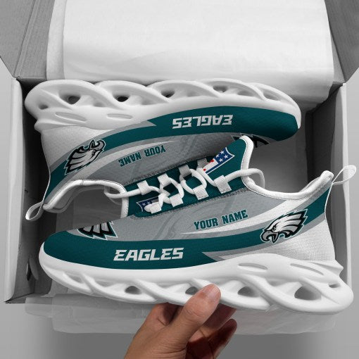 Philadelphia Eagles Personalized Yezy Running Sneakers SPDMS809