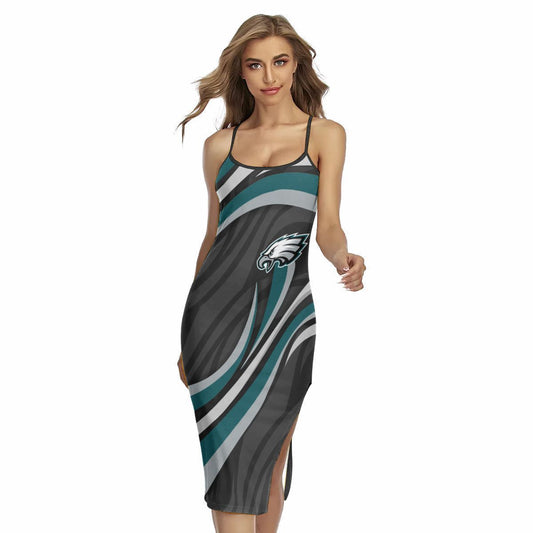Philadelphia Eagles Women’s Back Cross Cami Dress 14