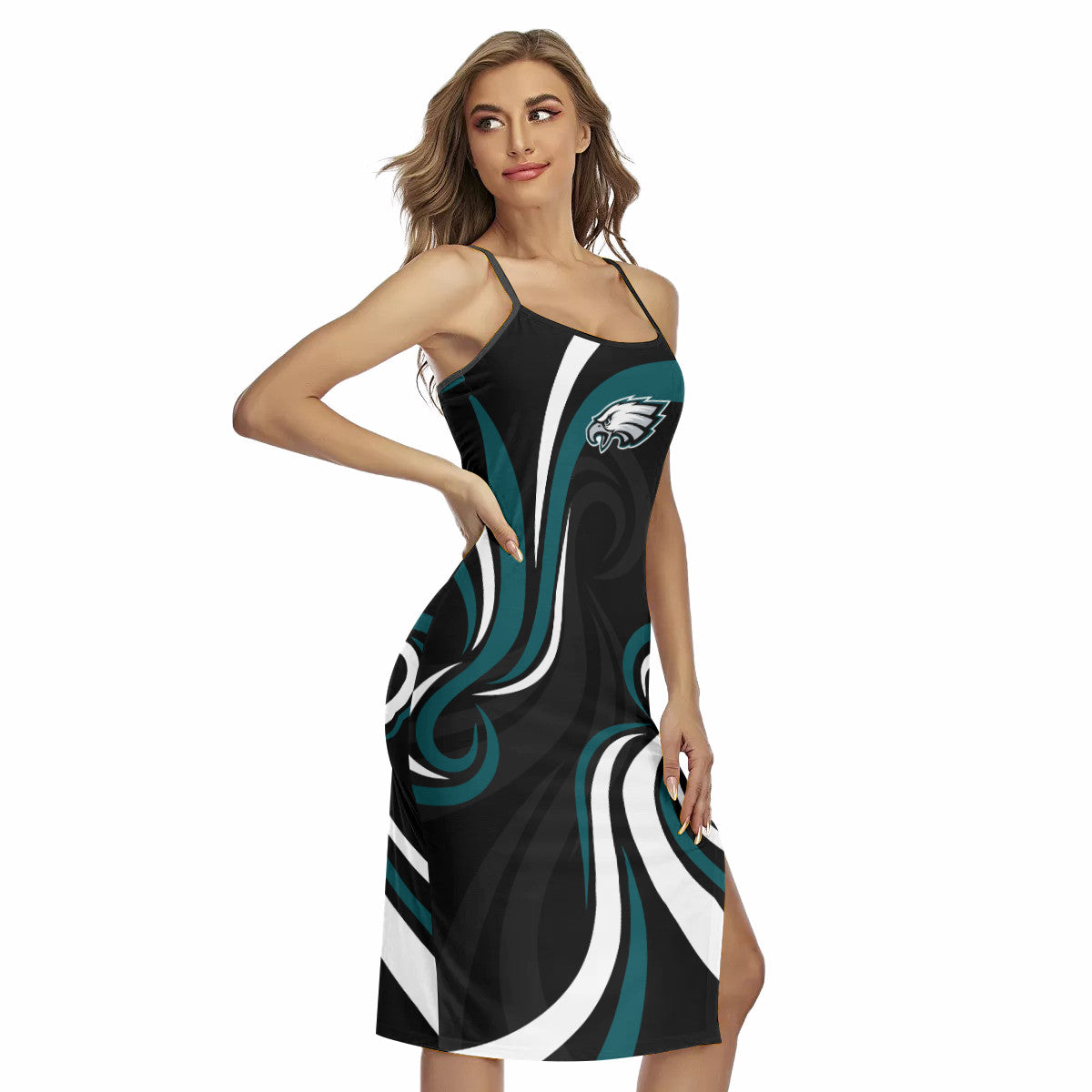 Philadelphia Eagles Women’s Back Cross Cami Dress 36