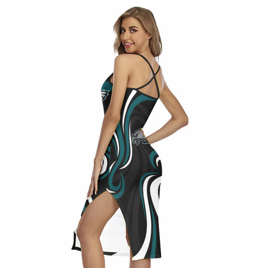 Philadelphia Eagles Women’s Back Cross Cami Dress 36