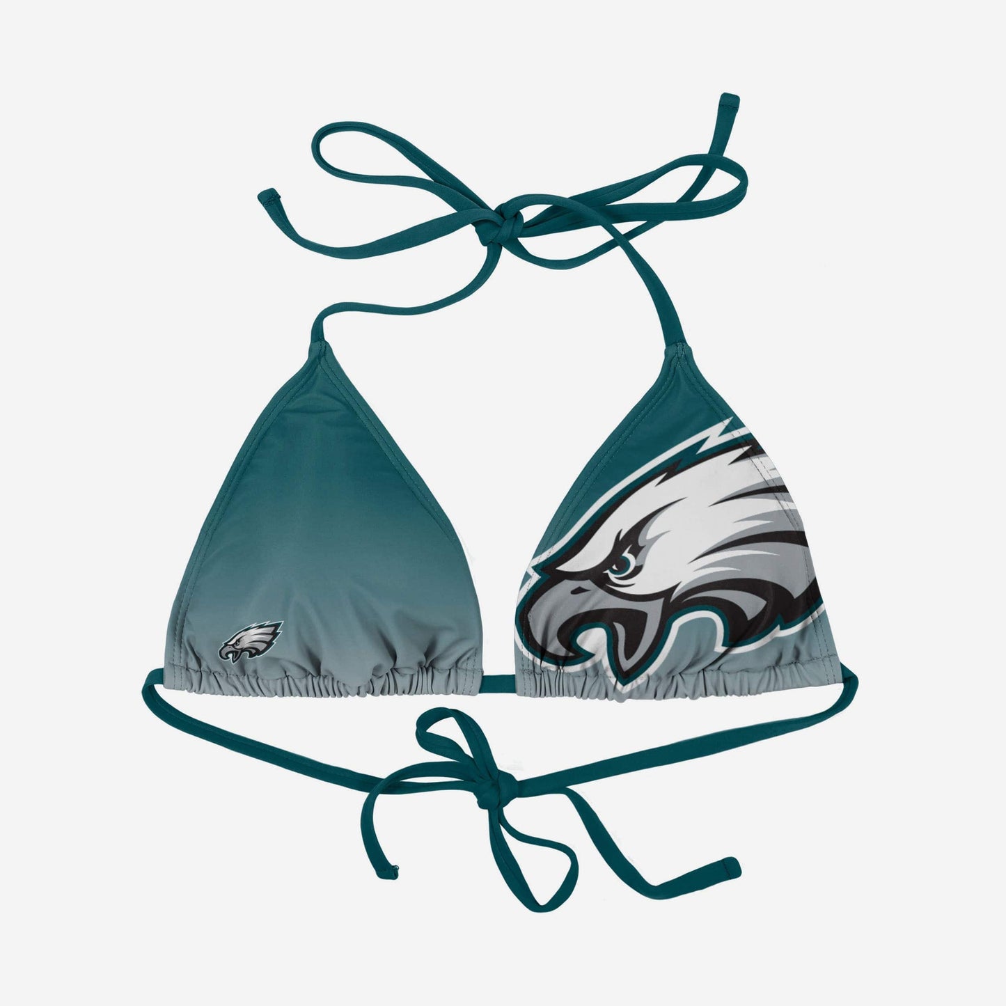 Philadelphia Eagles Womens Gradient Big Logo Bikini