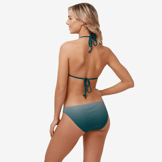 Philadelphia Eagles Womens Gradient Big Logo Bikini