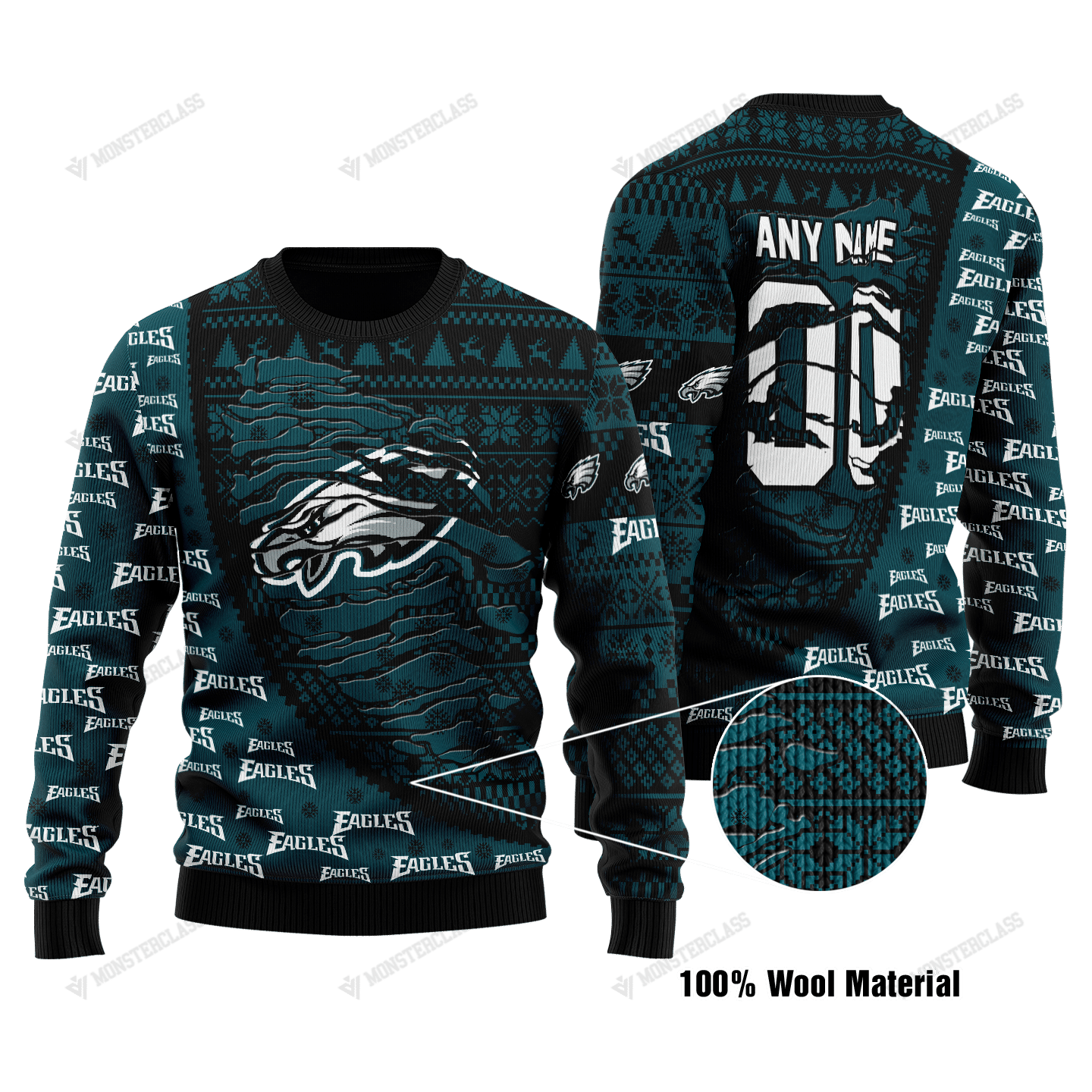 Philadelphia Eagles Woolen Sweater 130