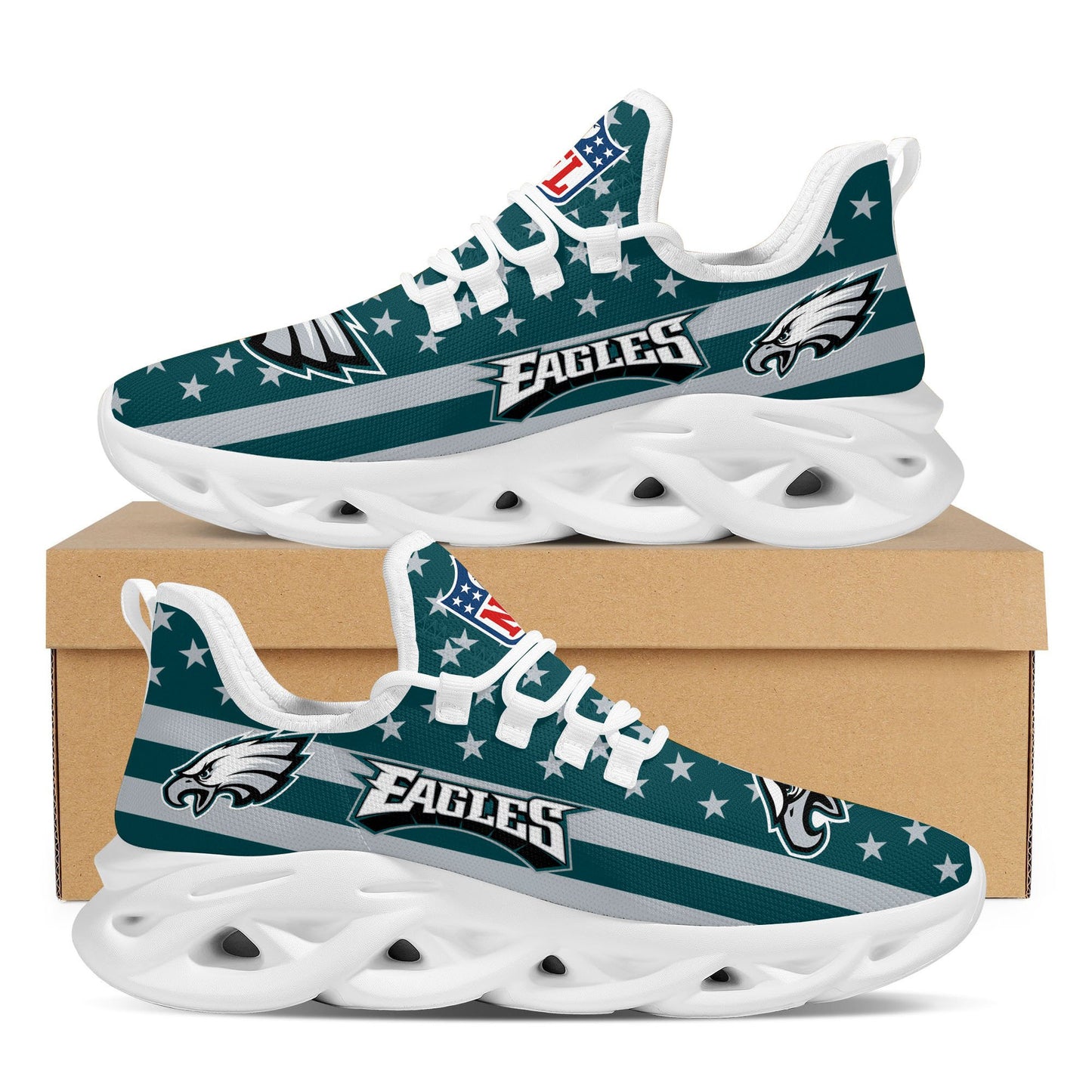 Philadelphia Eagles Yezy Running Sneakers 59