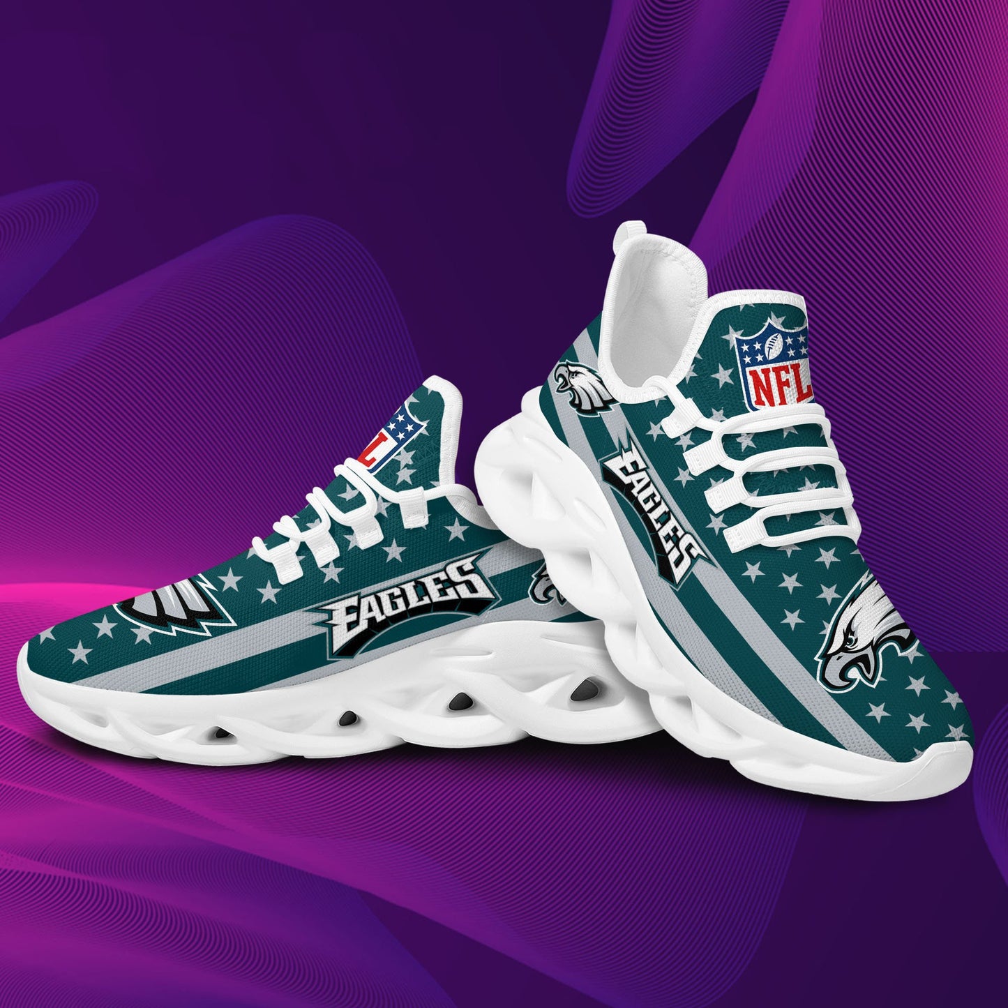 Philadelphia Eagles Yezy Running Sneakers 59