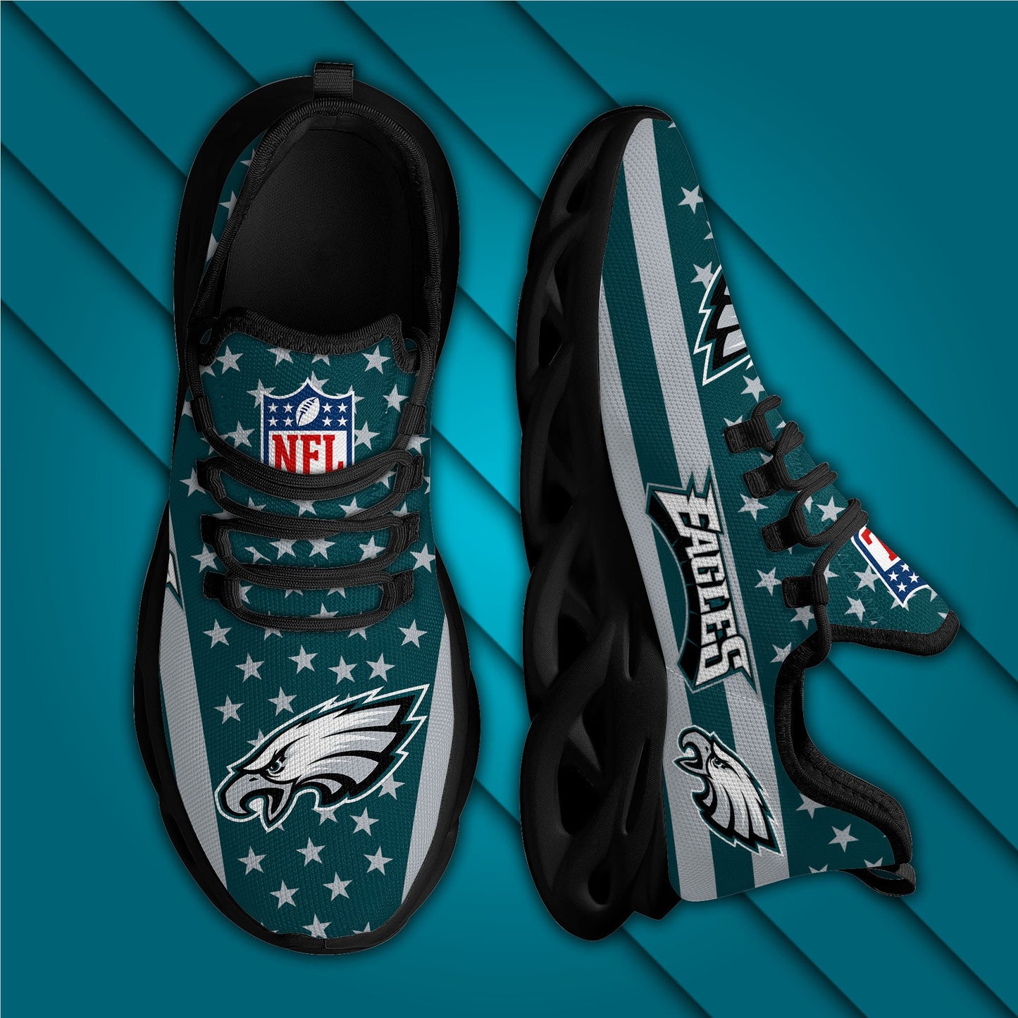 Philadelphia Eagles Yezy Running Sneakers 59