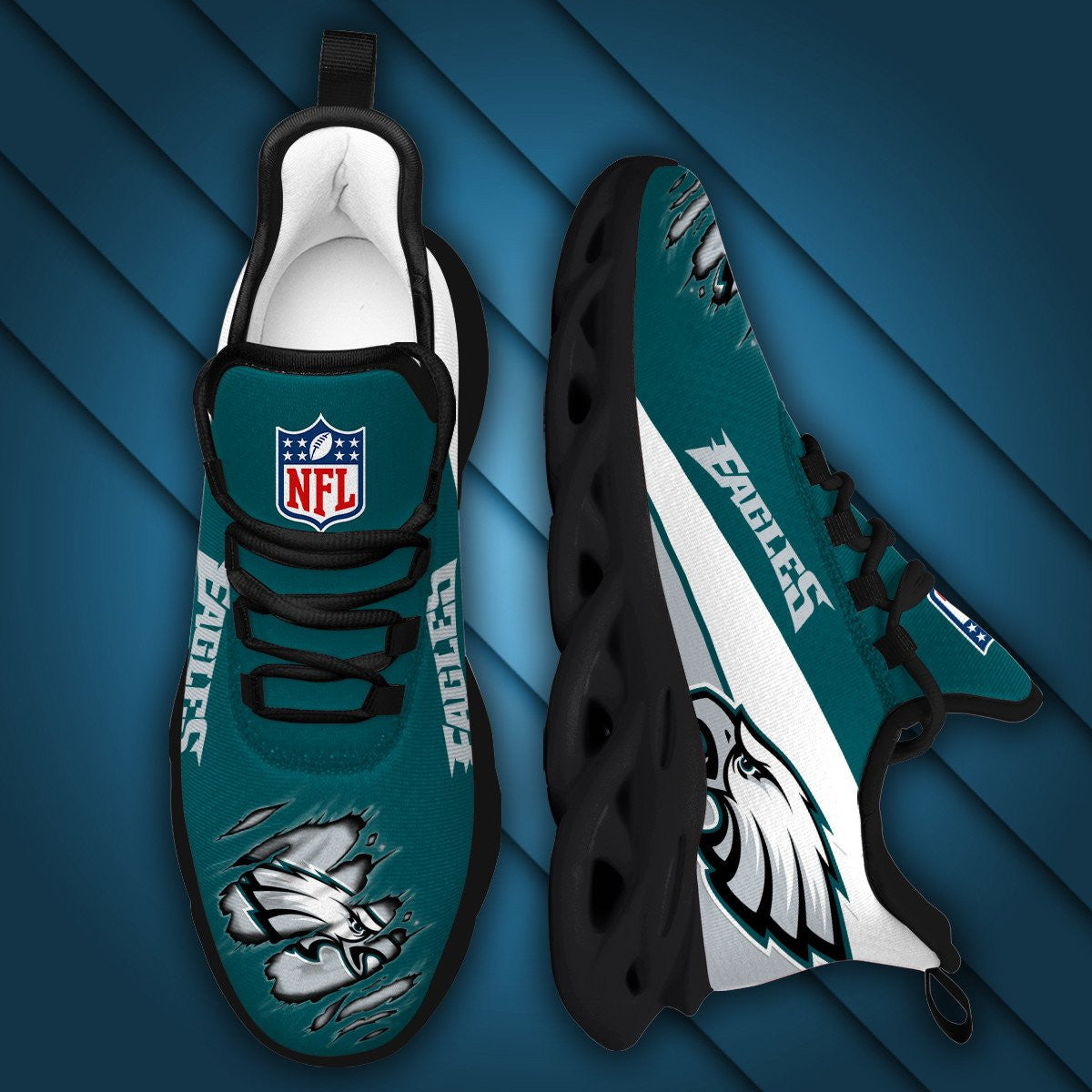 Philadelphia Eagles Yezy Running Sneakers 955
