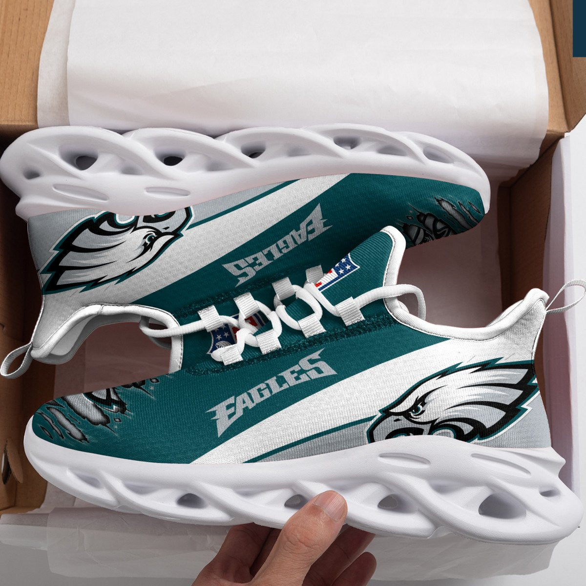 Philadelphia Eagles Yezy Running Sneakers 955