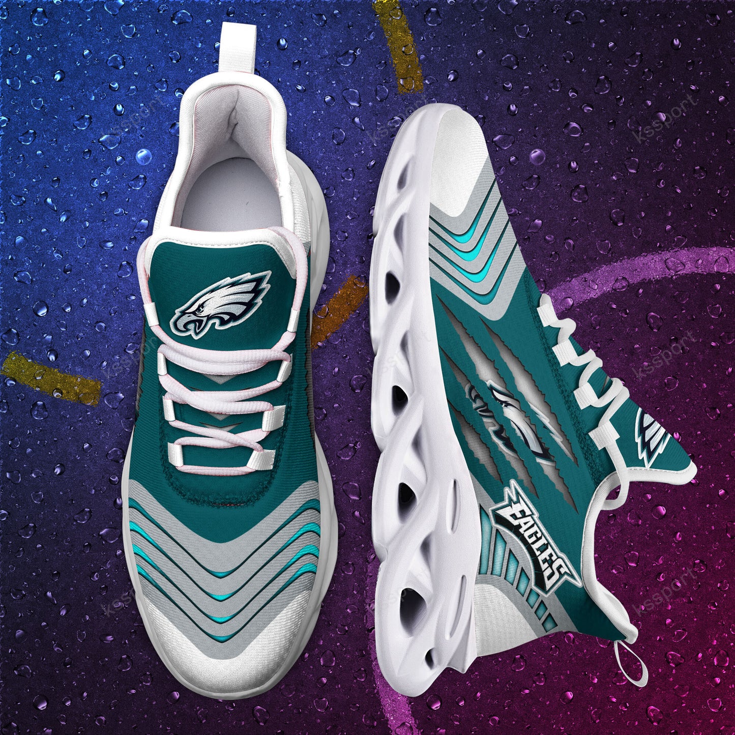Philadelphia Eagles Yezy Running Sneakers BB426