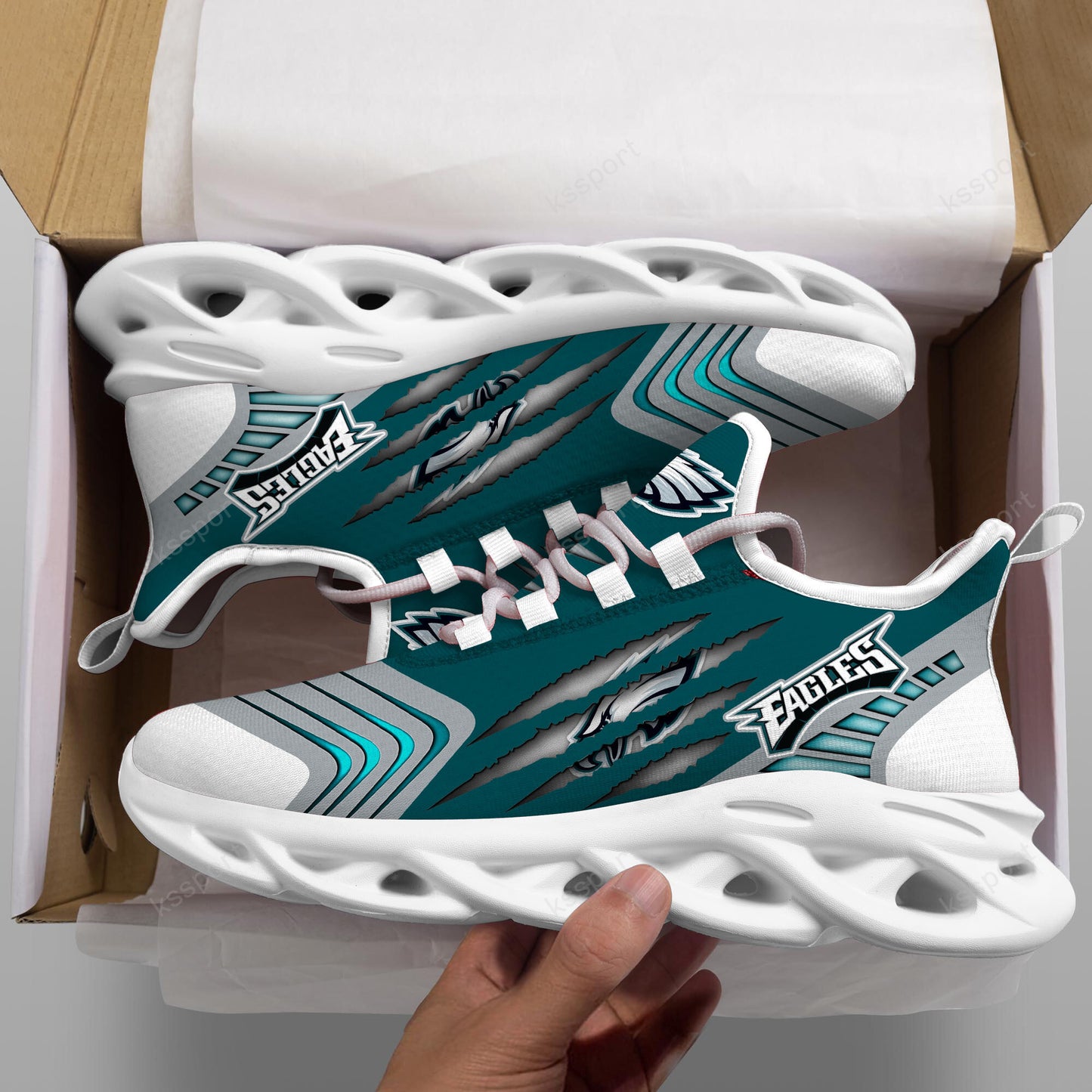 Philadelphia Eagles Yezy Running Sneakers BB426