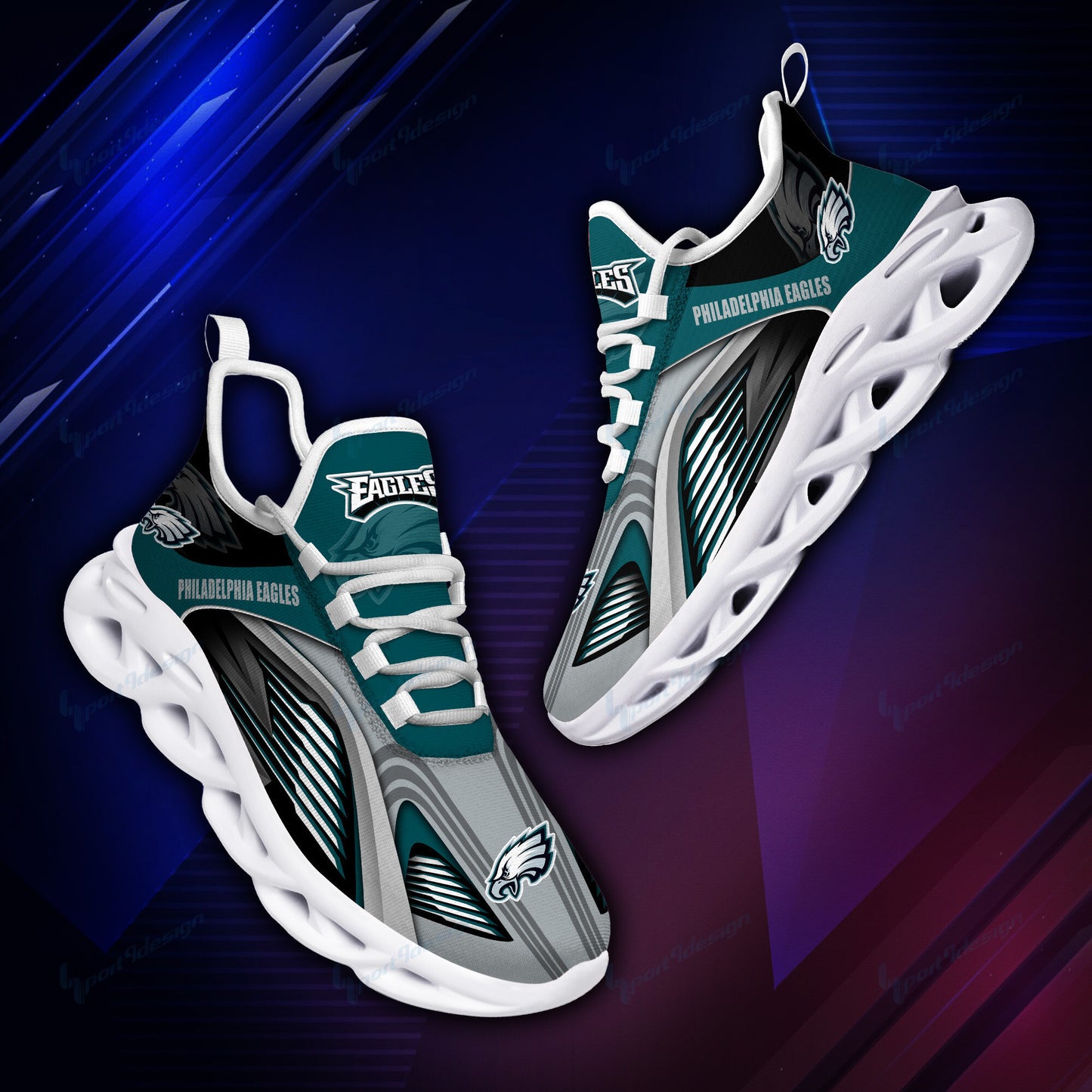 Philadelphia Eagles Yezy Running Sneakers BB971