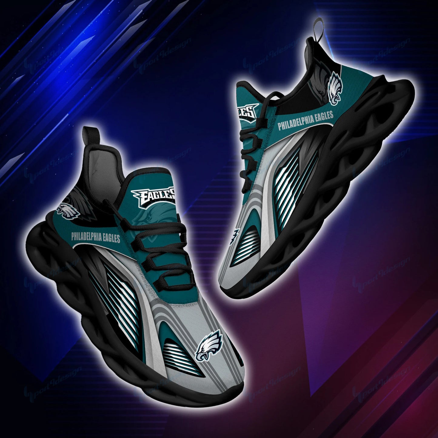 Philadelphia Eagles Yezy Running Sneakers BB971