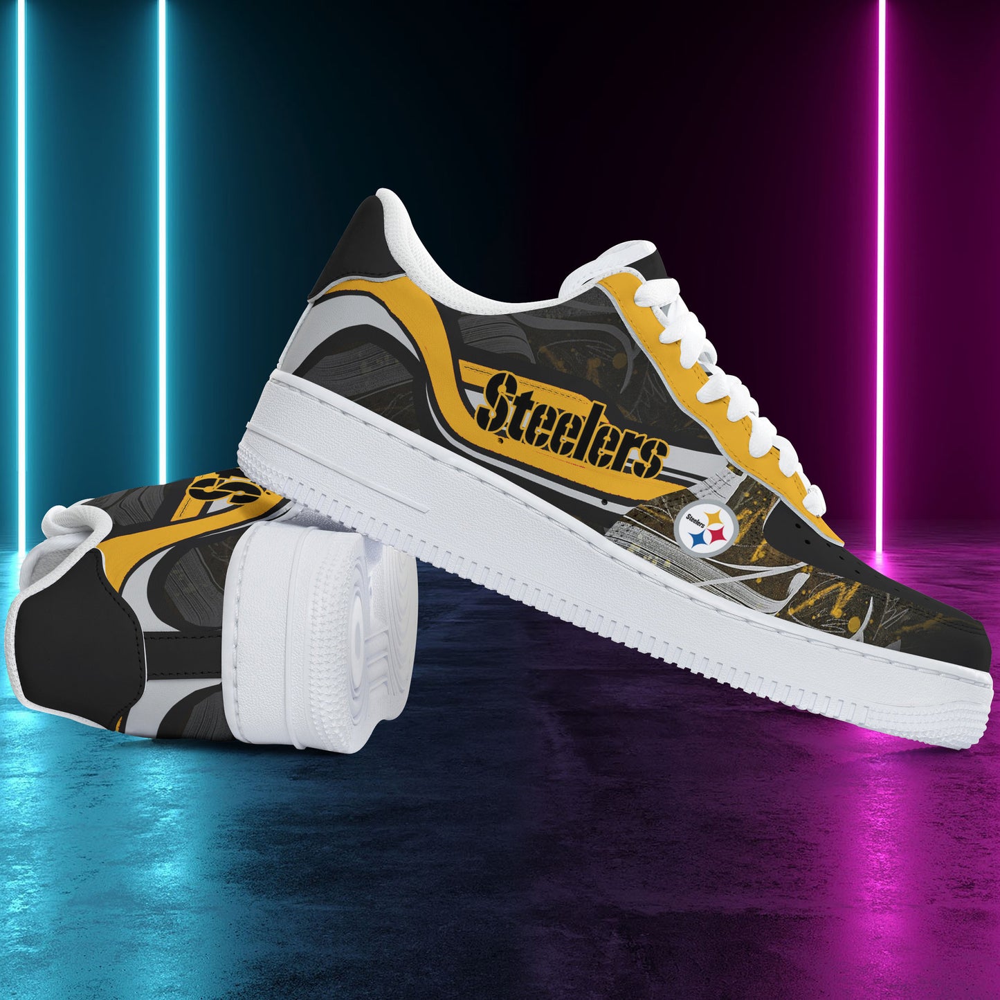 Pittsburgh Steelers AF1 Shoes BG40