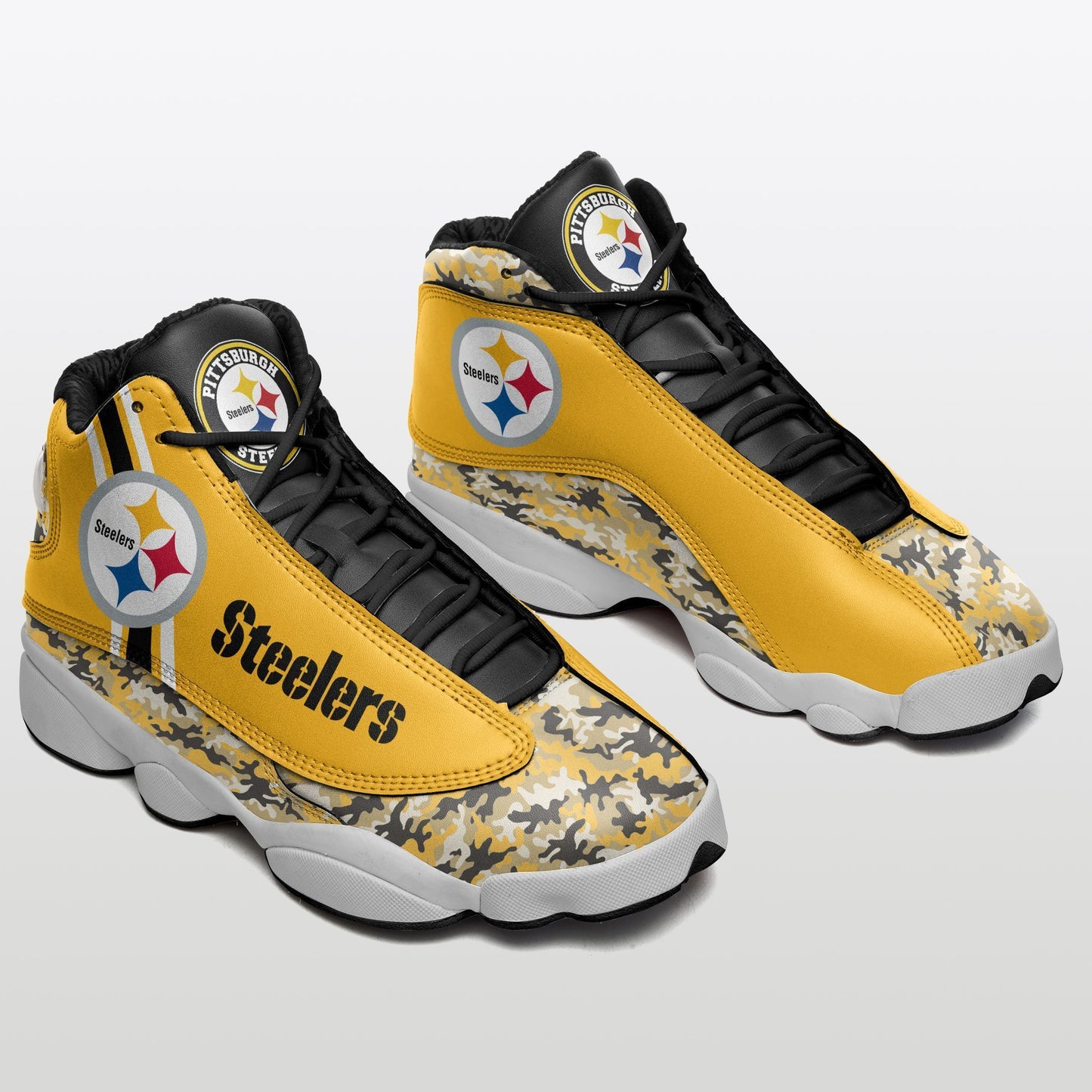 Pittsburgh Steelers Air JD13 Sneakers 633