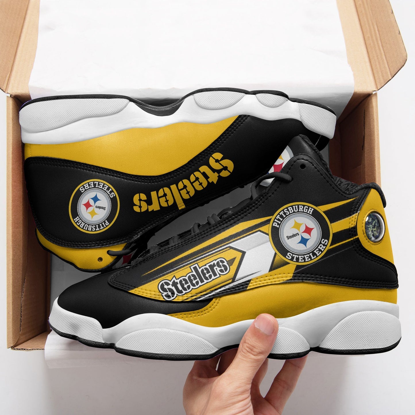 Pittsburgh Steelers Air JD13 Sneakers 660