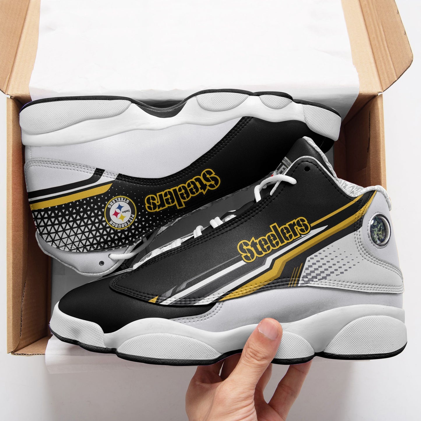 Pittsburgh Steelers Air JD13 Sneakers 687