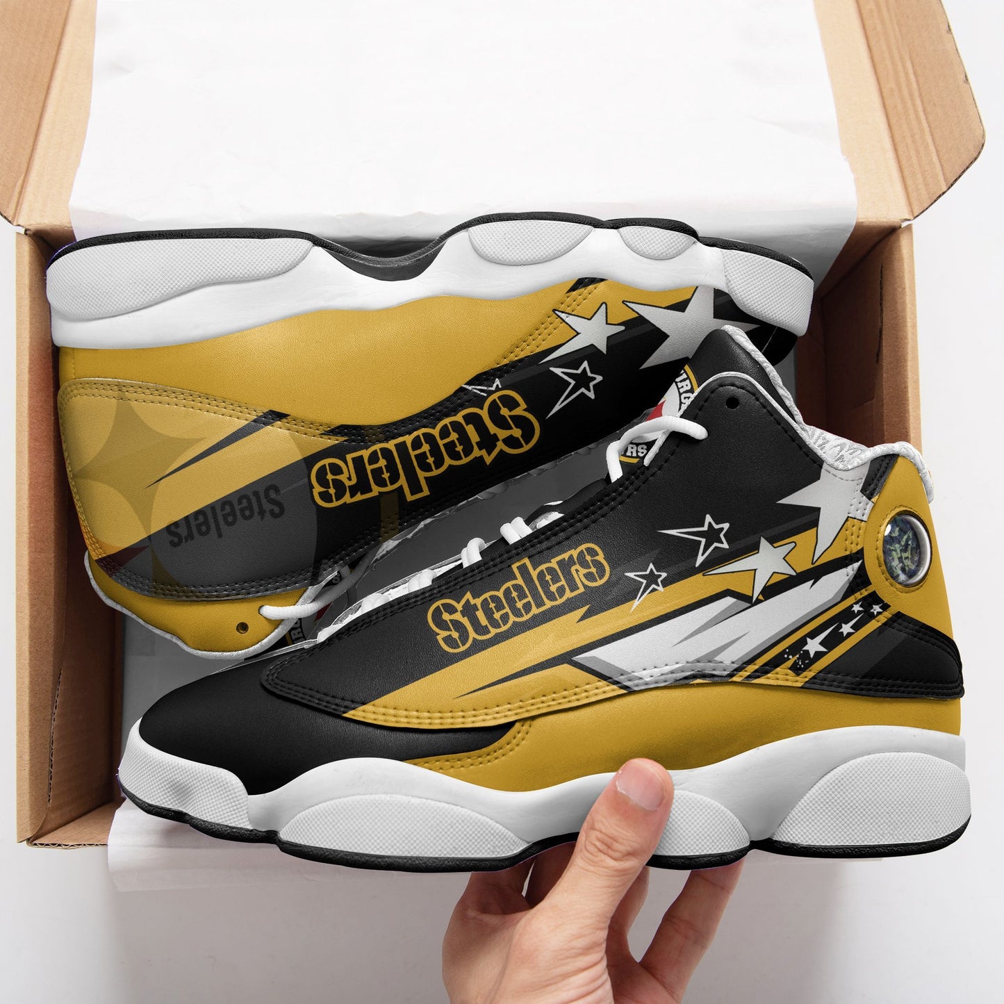 Pittsburgh Steelers Air JD13 Sneakers 699