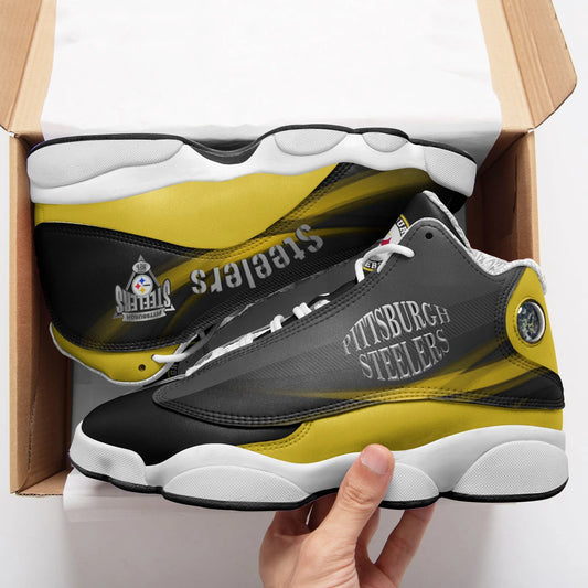 Pittsburgh Steelers Air JD13 Sneakers 724