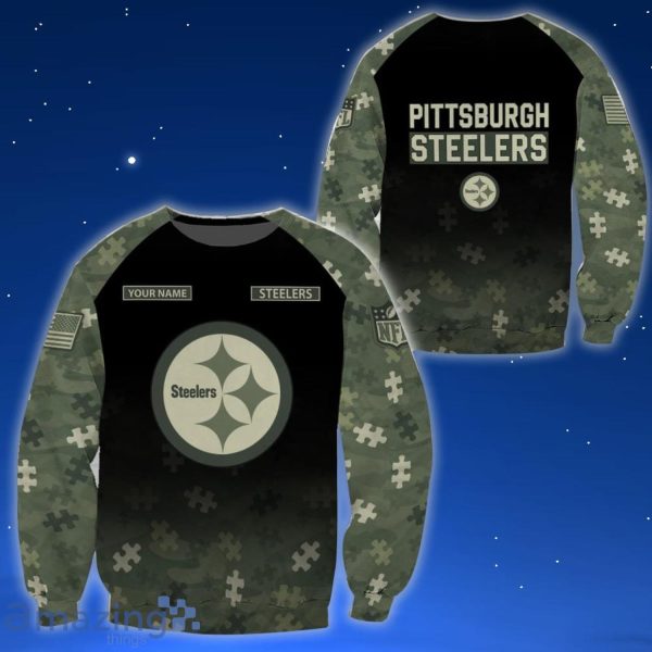 Pittsburgh Steelers All Over Printed T-shirt Sweatshirt Hoodie AZCHD658