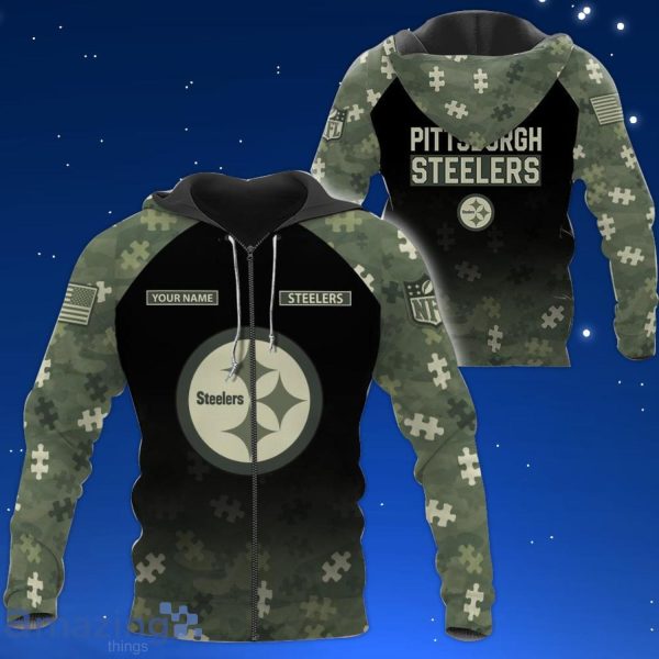 Pittsburgh Steelers All Over Printed T-shirt Sweatshirt Hoodie AZCHD658