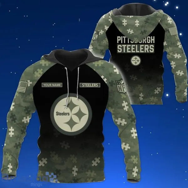 Pittsburgh Steelers All Over Printed T-shirt Sweatshirt Hoodie AZCHD658