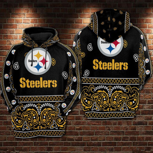 Pittsburgh Steelers Bandana Hoodie 422