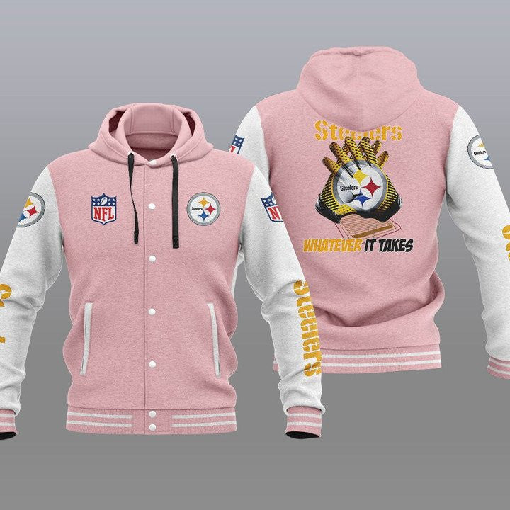 Pittsburgh Steelers Baseball Jacket 37