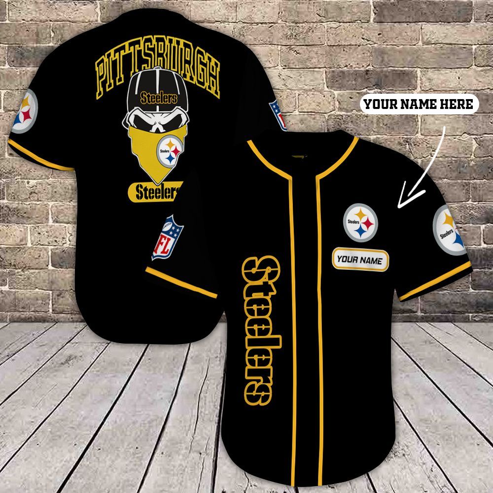 Pittsburgh Steelers Baseball Jersey 391