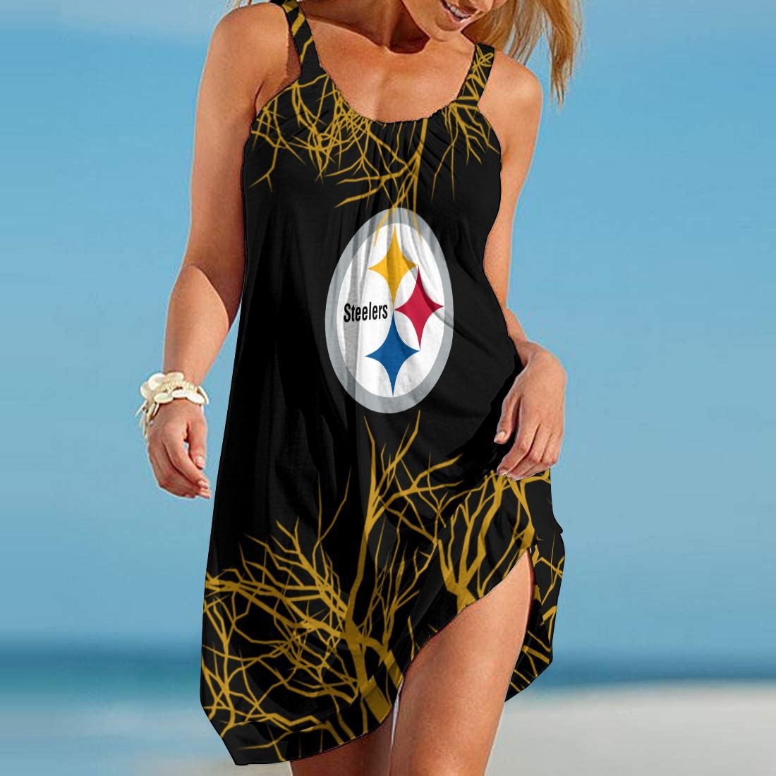 Pittsburgh Steelers Beach Dress 107