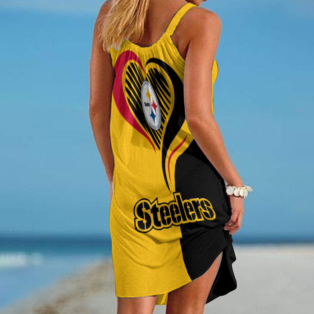 Pittsburgh Steelers Beach Dress BG38