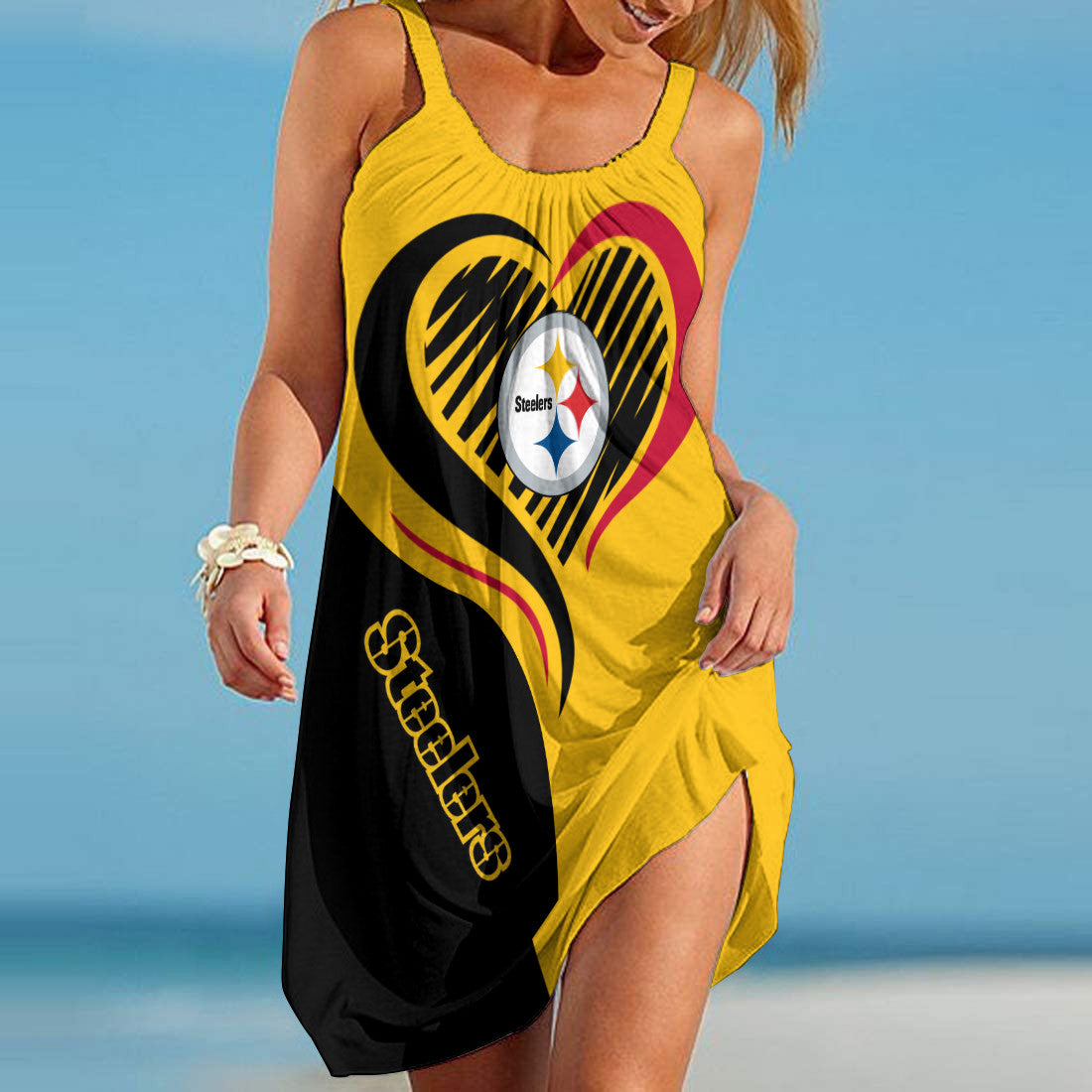 Pittsburgh Steelers Beach Dress BG38