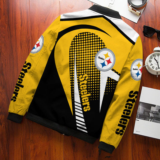 Pittsburgh Steelers Bomber Jacket BG102