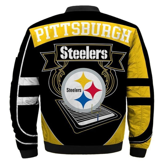 Pittsburgh Steelers Custom Bomber Jacket