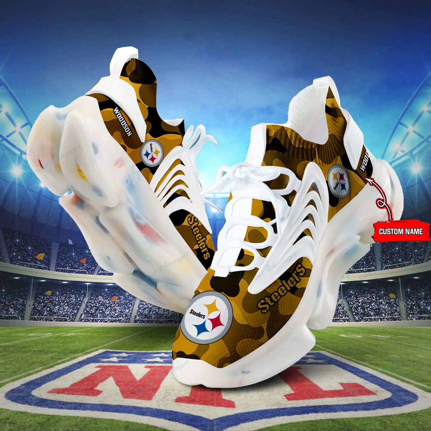 Pittsburgh Steelers F68 Sport Camo Shoes S17