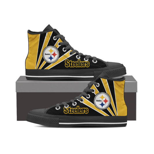 Pittsburgh Steelers High Top Shoes 012