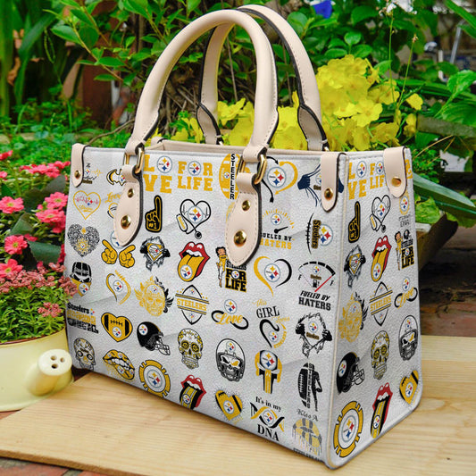 Pittsburgh Steelers Leather Hand Bag BB20