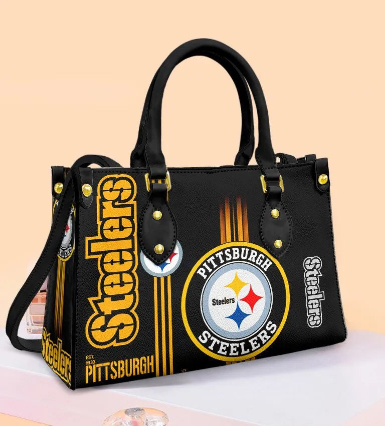 Pittsburgh Steelers Leather Hand Bag BB46