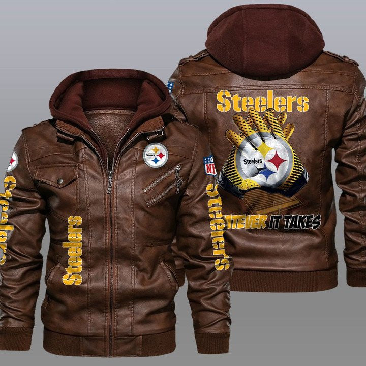 Pittsburgh Steelers Leather Jacket 27