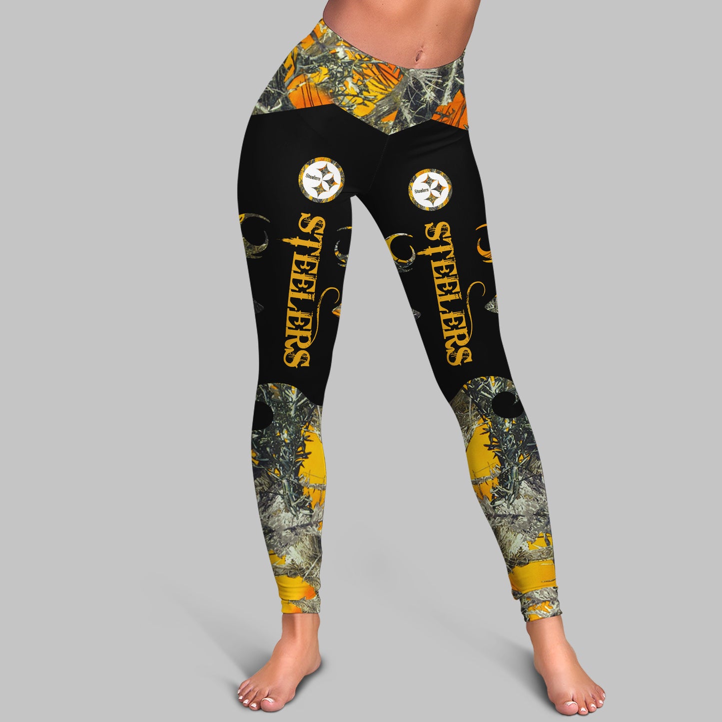 Pittsburgh Steelers Leggings And Hoodie BG56
