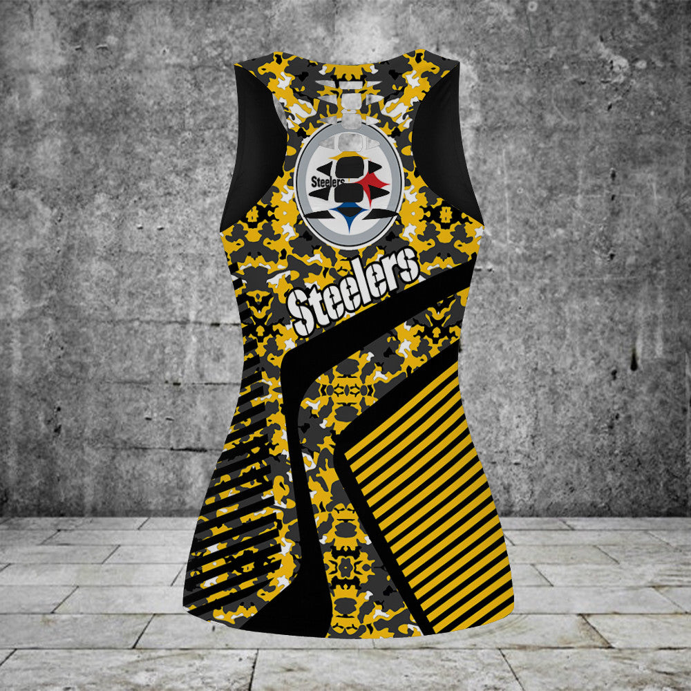Pittsburgh Steelers Leggings And Tank Top BG116