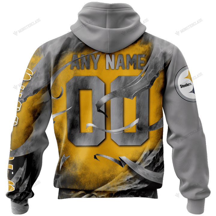 Pittsburgh Steelers Limited Edition All Over Print Hoodie Sweatshirt Zip Hoodie T shirt Unisex 862